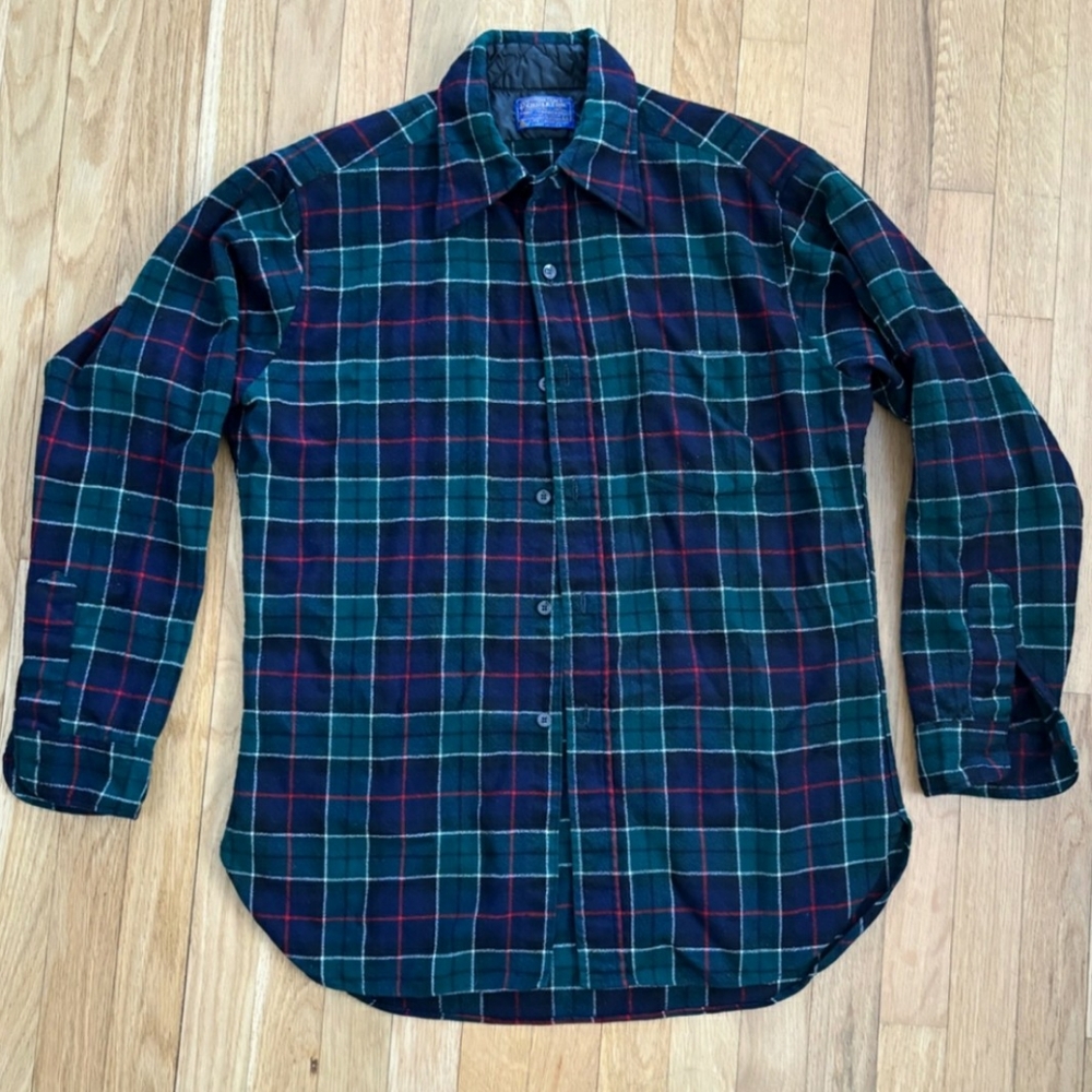 Pendleton wool flannel, size L